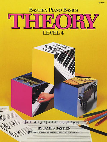 Bastien Piano Basics Theory Level 4 Book