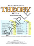 Bastien Piano Basics Theory Level 4 Book