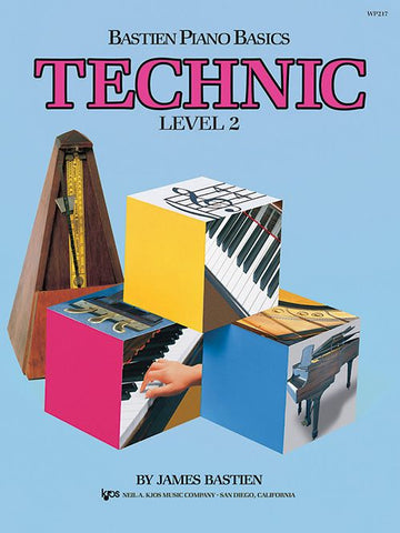 Bastien Piano Basics Technic Level 2 Book