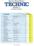 Bastien Piano Basics Technic Level 2 Book