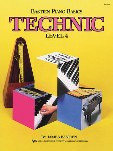 Bastien Piano Basics Technic Level 4 Book