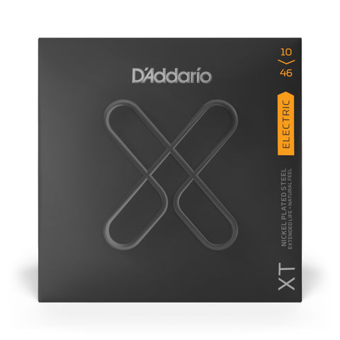 D'Addario XT Nickel Wound Light Electric Guitar Strings, 10-46