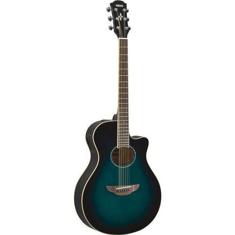 Yamaha APX600OBB Oriental Blue Burst Acoustic Electric Guitar