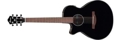 Ibanez AEG50LBKH AEG Series Black High Gloss Left-Handed Acoustic Electric Guitar