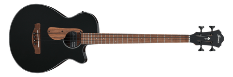 Ibanez AEGB24EBKH Black High Gloss Acoustic Electric Bass Guitar