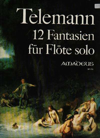 Twelve Fantasias for Unaccompanied Flute TWV 40:2-13 - Telemann