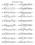 The Complete Clarinet: C. Rose, 118 Études for Clarinet