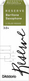D'Addario Reserve Baritone Saxophone Reeds, 5-Pack