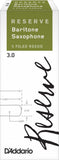 D'Addario Reserve Baritone Saxophone Reeds, 5-Pack