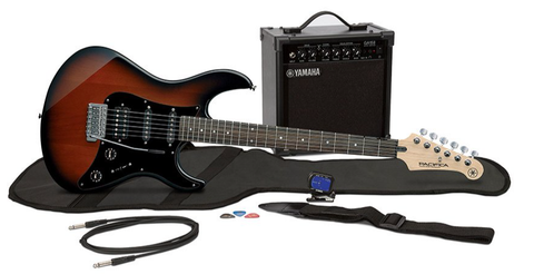 Yamaha Gigmaker Old Violin Sunburst Electric Guitar Bundle Pack