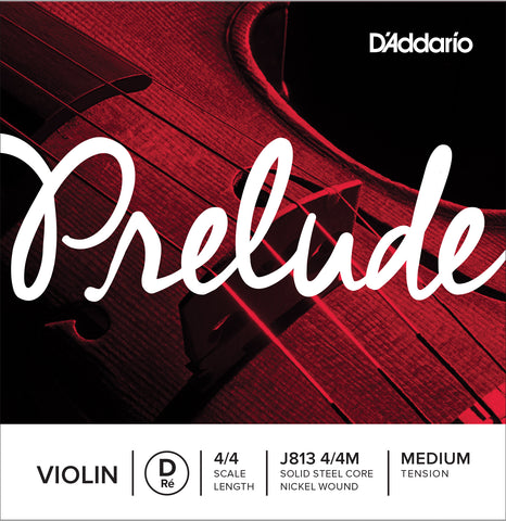 D'Addario Prelude Violin D String, Medium Tension