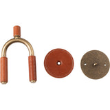 Levy's Leathers Brass Forged Guitar Hanger with Vegan Leather