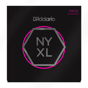 D'Addario NYXL Super Light Nickel Wound Electric Guitar Strings, 09-42