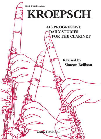 416 Progressive Daily Studies for the Clarinet Volume 2 - Kroepsch