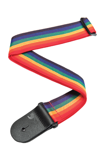 D'Addario Polypropylene Rainbow Guitar Strap