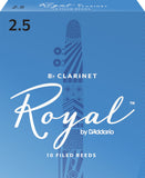 Rico Royal Bb Clarinet Reeds, 10-Pack