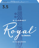 Rico Royal Bb Clarinet Reeds, 10-Pack