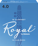 Rico Royal Bb Clarinet Reeds, 10-Pack