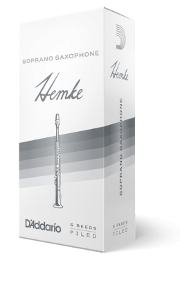 Frederick L. Hemke 3 Strength Soprano Saxophone Reeds, Box of 5