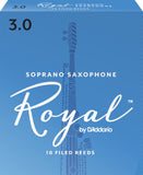 Rico Royal Soprano Saxophone Reeds, 10-Pack