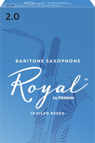 Rico Royal Baritone Saxophone Reeds, 10-Pack