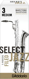 D'Addario Select Jazz Filed Baritone Saxophone Reeds, 5-Pack