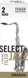 D'Addario Select Jazz Filed Tenor Saxophone Reeds, 5-Pack