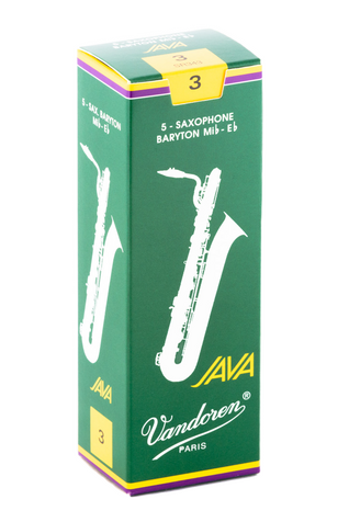 Vandoren Java Baritone Saxophone Reeds, 5-Pack