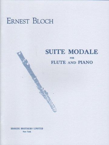 Suite Modale for Flute and Piano - Bloch