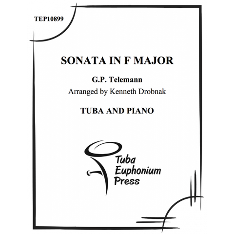 Sonata in F Major for Tuba & Piano - Telemann