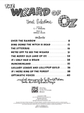 The Wizard of Oz: Movie Selections - Piano/Vocal/Guitar