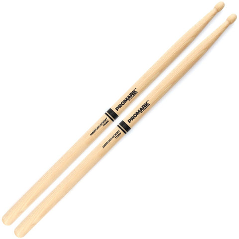 Promark TX2BW Hickory 2B Wood Tip Drumsticks