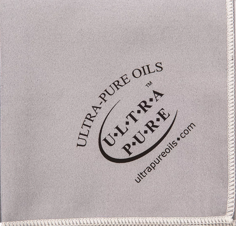 Ultra-Pure Oils Extra Large Grey Microfiber Polishing Cloth